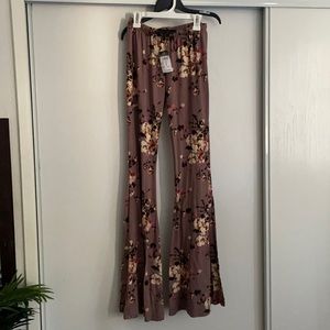 Lavender Floral Pants
